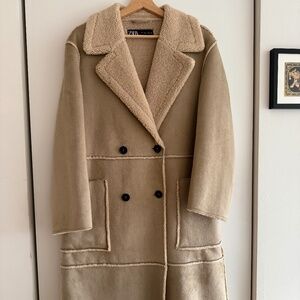 Zara teddy coat